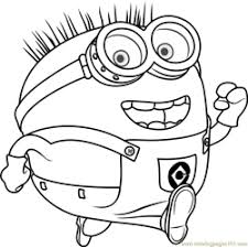 Tim the minion and ice cream coloring page. Madge Nelson Coloring Page For Kids Free Minions Printable Coloring Pages Online For Kids Coloringpages101 Com Coloring Pages For Kids
