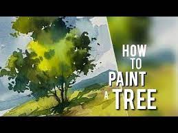 Easy Watercolor Tree Watercolor