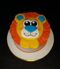 Lion Cake A Small Celebration Cake For A Baby James When H Flickr gambar png