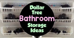 Dollar Tree Bathroom Storage Ideas For