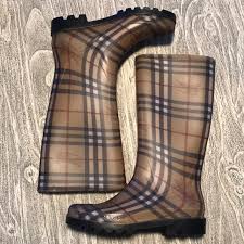 Size 41 Authentic Burberry Rain Boots