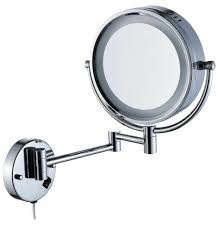 wall mounted makeup mirror with led