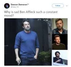 Appearing on bbc radio 1 to promote his new movie. Twitter Had Some Fun With Ben Affleck S Response To That New Yorker Piece