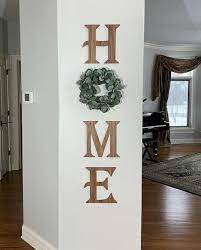 Walnut Wood Home Sign Wooden Home Sign