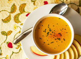 a creamy pumpkin beer cheese soup from