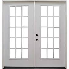 Steves Sons 60 In X 80 In Element Series Retrofit Prehung Right Hand Inswing White Primed Steel Patio Door