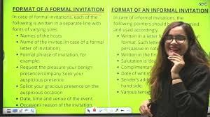 formal informal invitation writing in
