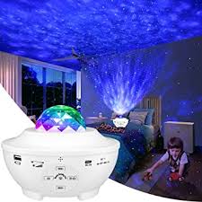 Lbell Night Light Projector 3 In 1 Galaxy Projector Star Projector W Led Nebula Cloud For Baby Kids Bedroom Game Rooms Home Theatre Night Light Ambiance With Bluetooth Music Speaker White Amazon Com
