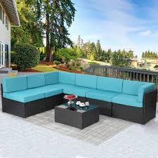 Outdoor Furniture Wicker Sofa