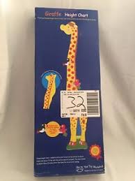 Details About Giraffe Growth Height Chart Kids Children Giraffe Jungle Wooden Animal
