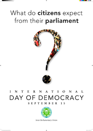 Aregbesola in the statement said, as we mark another democracy day in the history of our dear country, let us reflect on the efforts of our founding fathers and ensure that nigeria remains one united and indivisible entity. International Day Of Democracy September 15 Poster