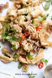 salt and pepper squid china sichuan food