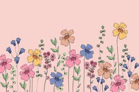 cute flower wallpaper vectors