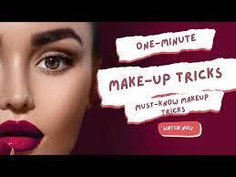one minute makeup tricks transform