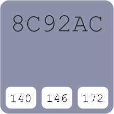 Cool Grey 8c92ac Hex Color Code Schemes Paints