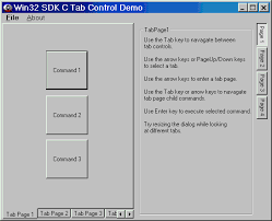 win32 sdk c tab control made easy