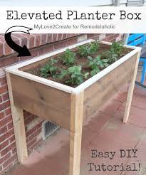 Build An Elevated Planter Box