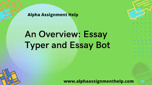 Just by entering the preferred topic and the ideal word count, students can generate new essays within minutes. Essay Typer And Essay Bot