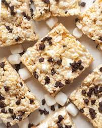 rice krispie treats with chocolate