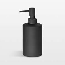 Chet Ceramic Black Soap Dispenser