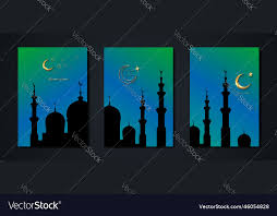 ramadan kareem 2023 set greeting card