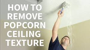 remove popcorn ceiling texture