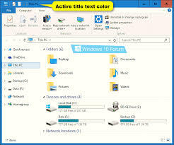 How to change text color on windows 10. Change Title Bar Text Color In Windows 10