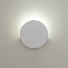 Post Modern Hardwire White Led Inside Out Wall Light Sconce 2 51 Wide 4w 3000k 6000k Energy Saving Round Led Sconces Light For Bedside Hallway Stairways Balcony Takeluckhome Com