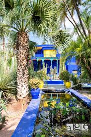 blue house in the jardin majorelle