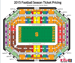 Syracuse Football Season Tickets Cost Same For 2015 Season