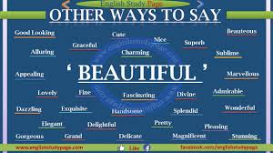 The masculine word for beautiful in french is beau (or bel before a word starting with a vowel), and the feminine is belle. Other Ways To Say Beautiful English Study Page