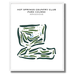 Buy the best printed golf course Hot Springs Country Club, Park ...