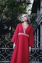 Vintage Arola Finland Wool Dress Pirkko Maki Red Wool… - Gem