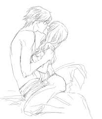 Képtalálat a következőre: „anime boy and girl kissing on the bed”