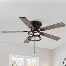 flush mount chandelier ceiling fan