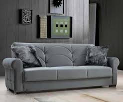 Madrid Gray Fabric Sofa Bed By Alpha