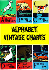 Alphabet Vintage 1923 Charts