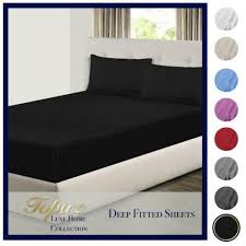 sheets extra deep 30cm fitted sheet 100