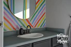 Rainbow Bathroom Reveal Madness Method