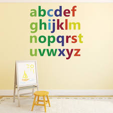 Colourful Alphabet Learning Wall Sticker