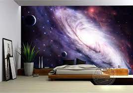 3d Purple Galaxy Wallpaper For