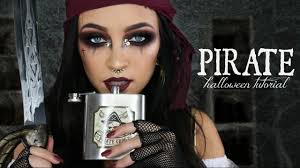 pirate halloween makeup tutorial glam