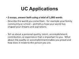 UC Personal Statement Prompt Help