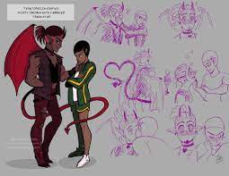 The Art of Jada on X: Teratophilia Couples: Flirty Incubus Goth x Annoyed  Track Star #teratophilia #terato #incubus #monsterlover #monsterlove  #characterdesign #comicart #gay #art #CLIPSTUDIOPAINT  t.cokiaQW7tcB1  X