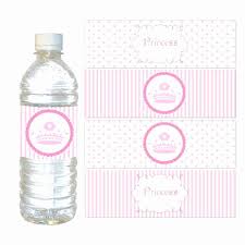 Water Bottle Labels Template Word Awesome Birthday Water Bottle