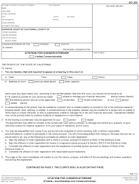 The majority of our forms are fillable. Form Gc 320 Download Fillable Pdf Or Fill Online Citation For Conservatorship California Templateroller