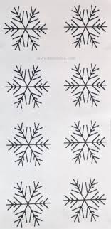 Simple Snowflake Template For Royal Icing Snowflakes Nia