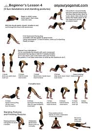 free printable yoga poses charts with