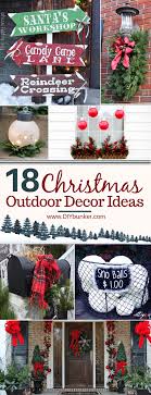 diy outdoor christmas decorations that