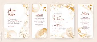 rose gold watercolor wedding invitation